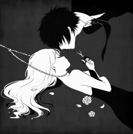 Аниме нож в спину предательство