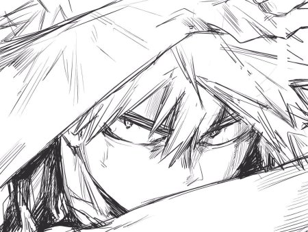 Бакуго Кацуки набросок