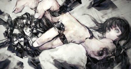 Девушка убивает парня арт