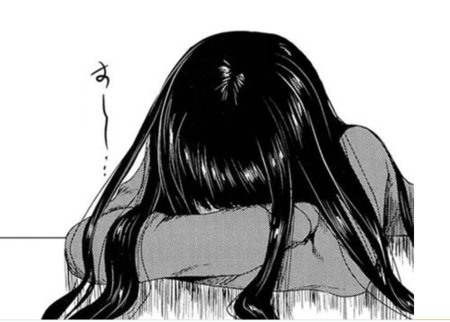 Аниме черно белое грусть