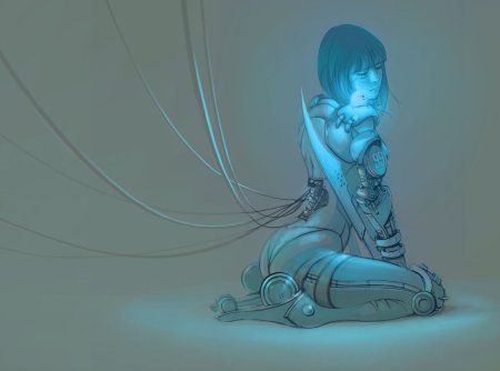 Девушка робот