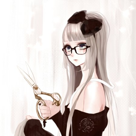Аниме девушка парикмахер