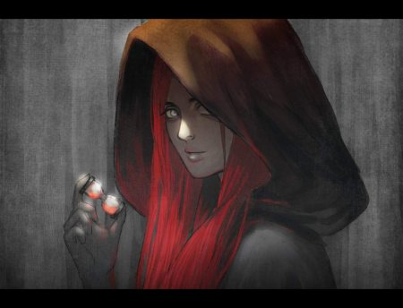 Красноволосая монах