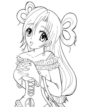 Аниме для разукрашивания