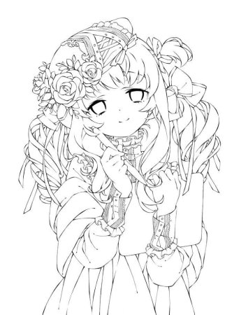 Раскраски аниме