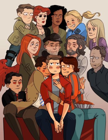 Сверхъестественное сериал арт