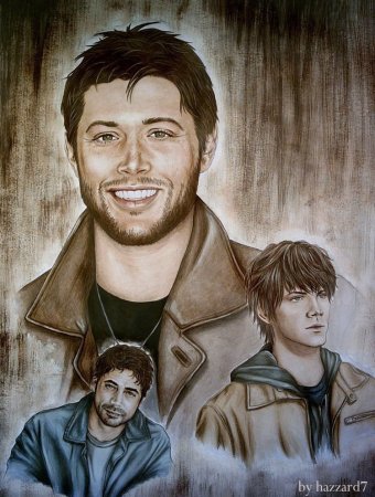 Дин и Сэм Винчестеры арт