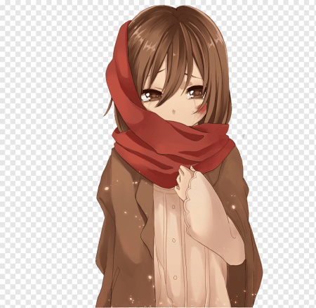 Микаса Аккерман шарф