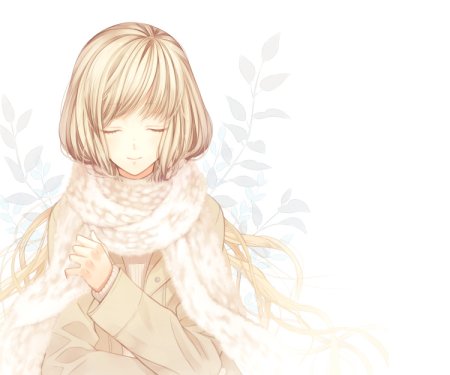Бежевые волосы аниме