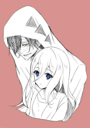 Аниме скетчи ангел кровопролития