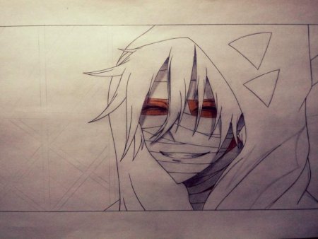 Аниме ангел кровопролития для срисовки