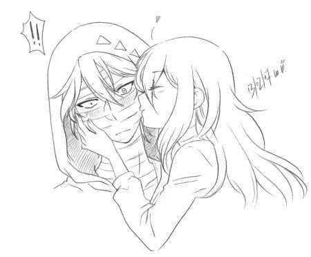 Зак и Рейчел черно белое