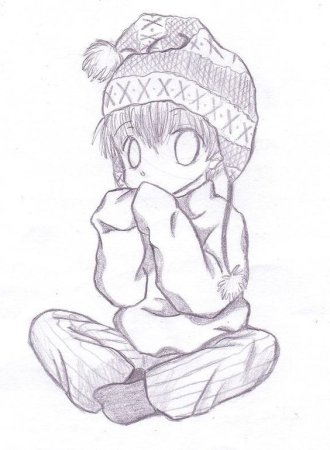 Аниме картинки для срисовки