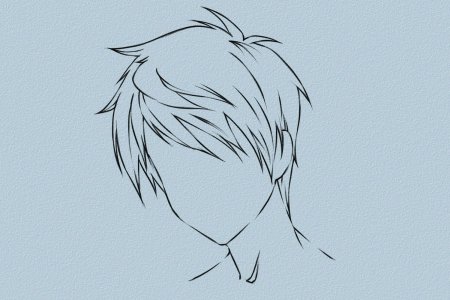 Причёски для мальчиков аниме для срисовки