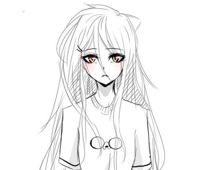 Раскраски для девочек аниме