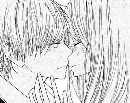 Раскраска поцелуй девушки и парня