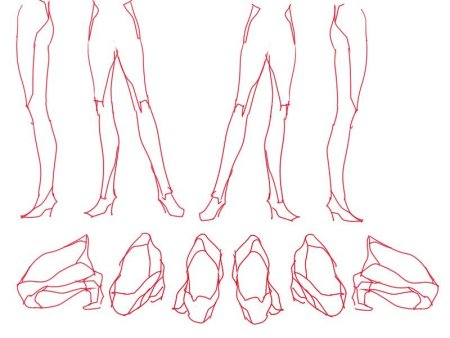 Референсы ног