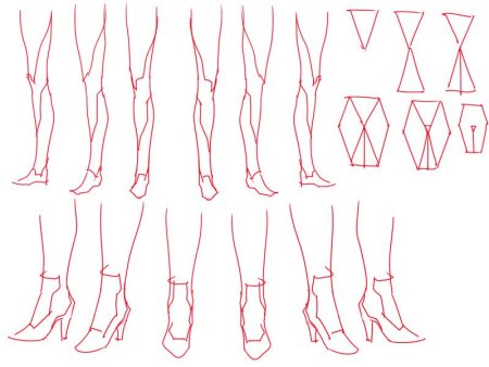 Рисовка ног