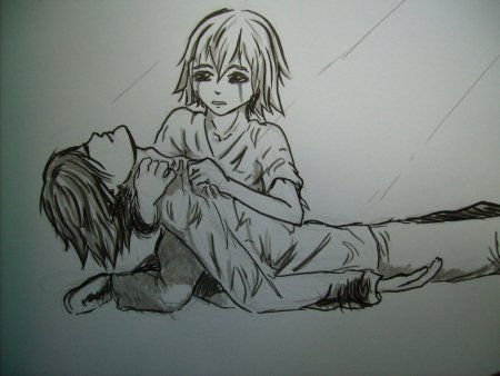 Тян плачет в подушку