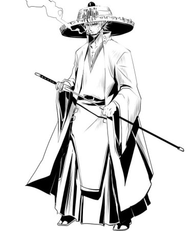 Самурай в соломенной шляпе