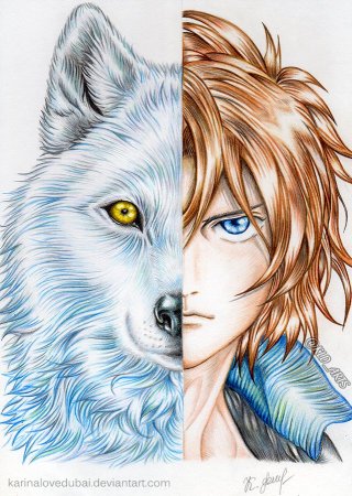 Аниме Волчий дождь Киба волк