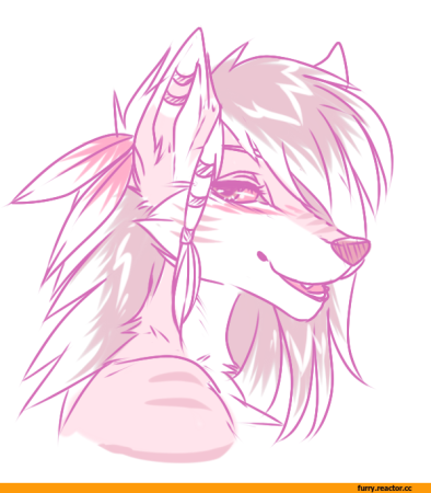 Волк аниме для рисования