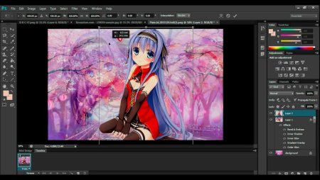Работы в фотошопе аниме