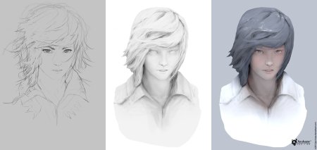 Персонажи CG рисование