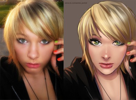 Стилизация под аниме