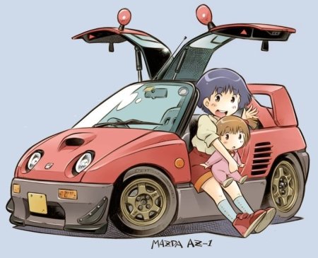 Японские комиксы автомобили