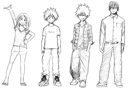 Аниме печать геройская Академия