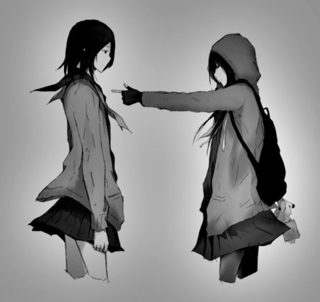 Предательство девушка аниме