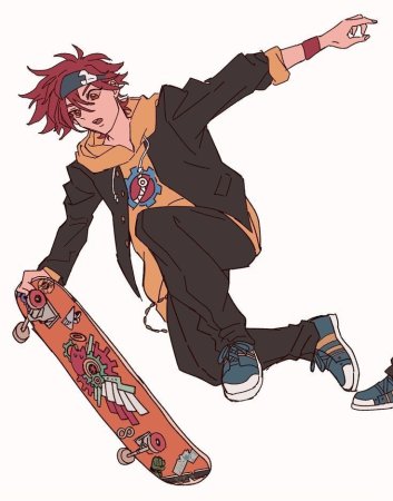 Рэки из аниме скейт бесконечность