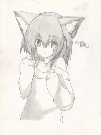 Аниме с ушками карандашом