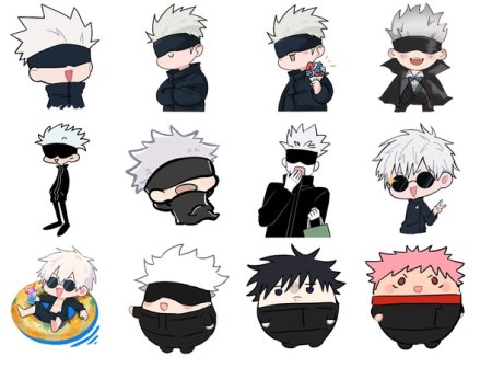 Jujutsu Kaisen наклейки