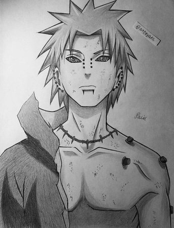 Рисунки аниме Наруто Пейн