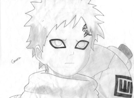 Маленький Гаара карандашом
