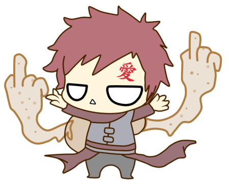 Аниме Наруто Гаара Чиби