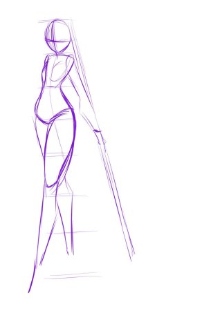 Позы для рисования с мечом