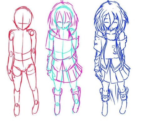 Аниме рисовка