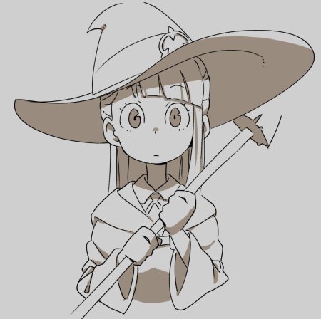 Акко Академия ведьмочек для срисовки