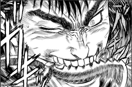 Berserk Гатс улыбается