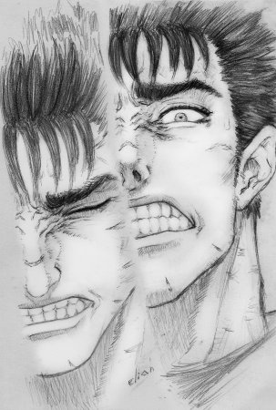 Guts Berserk Manga