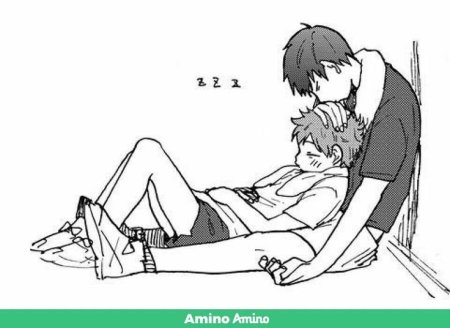 Манга волейбол Хината и Кагеяма