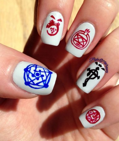 Маникюр в японском стиле на короткие ногти