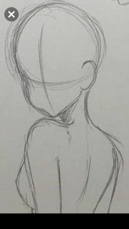 Легкие скетчи головы