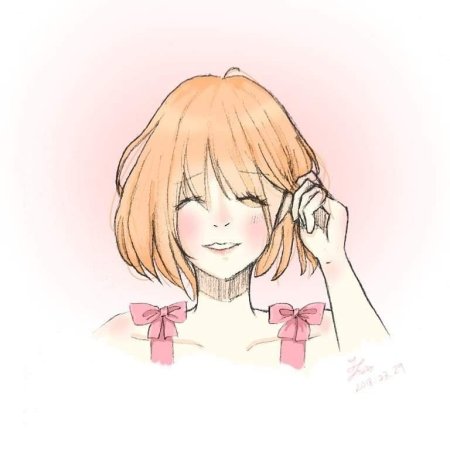 Смущение рисунок