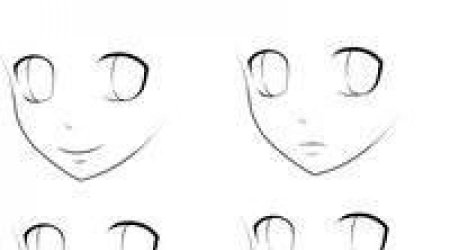 Научиться рисовать аниме лицо