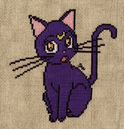 Вышивание крестиком аниме Сейлор Мун