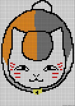 Схема вышивки аниме